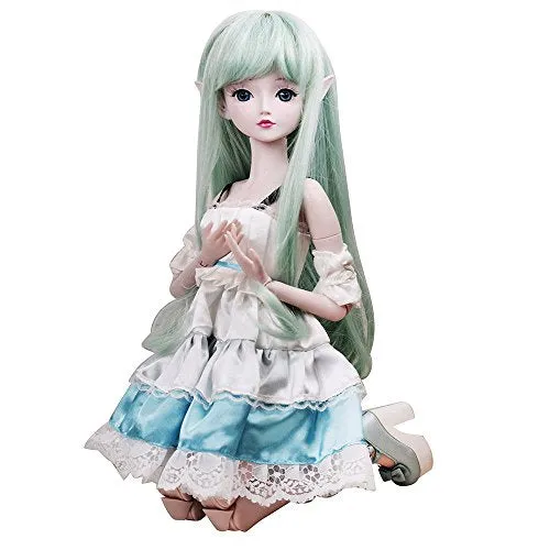 1/3 BJD SD Doll Spirit Demon Girl 24" 60cm 19 Jointed Dolls Valentine's Gift Toy