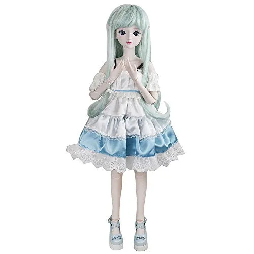1/3 BJD SD Doll Spirit Demon Girl 24" 60cm 19 Jointed Dolls Valentine's Gift Toy