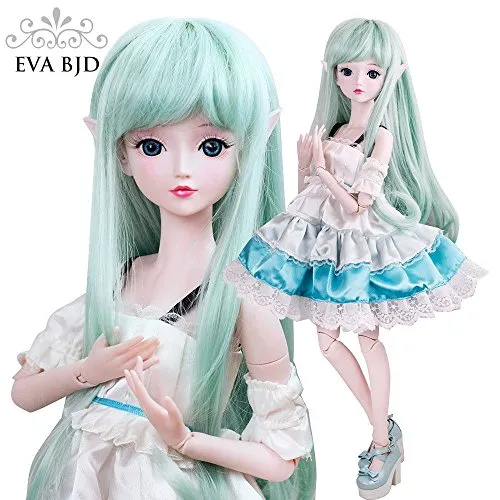 1/3 BJD SD Doll Spirit Demon Girl 24" 60cm 19 Jointed Dolls Valentine's Gift Toy