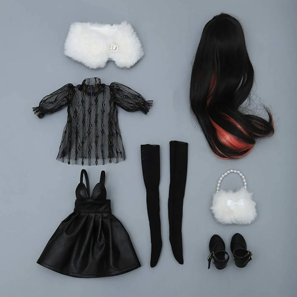 1/4 Bjd Doll 41Cm with Gift Box, Series 26 Joints Doll DIY Toys with Clothes Outfit Shoes Wig Hair Makeup, Best Gift for Girls