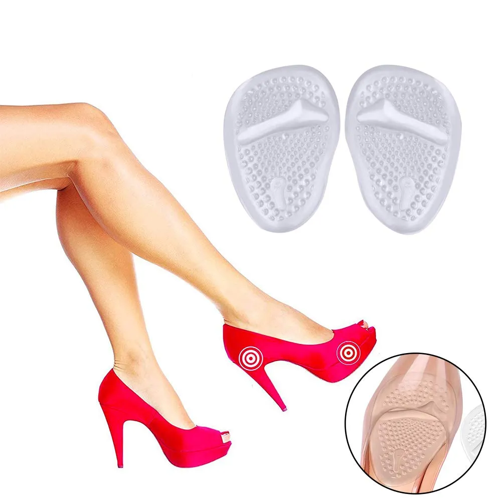 2 Pairs Cushion Pads，Foot Pain Relief Pads Shoe Cushion Inserts Ball Of Foot Cushion Pads Ball Foot Gel Pads Metatarsal Cushions Party Feet Gel Cushions