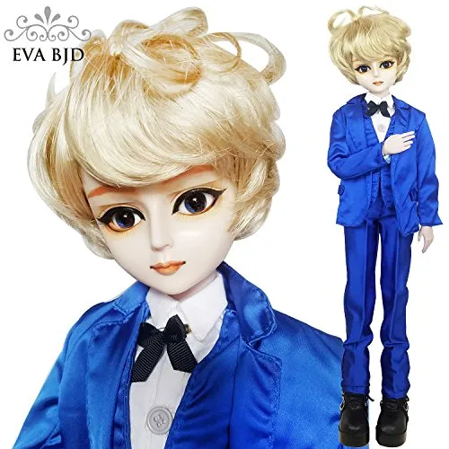 22inch Full Set Doll,Blue Prince 1/3 BJD Doll 56cm Ball Jointed Dolls Toy   Makeup   Full Set