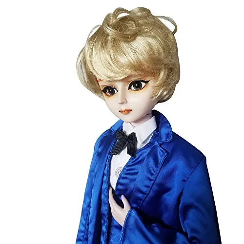 22inch Full Set Doll,Blue Prince 1/3 BJD Doll 56cm Ball Jointed Dolls Toy   Makeup   Full Set