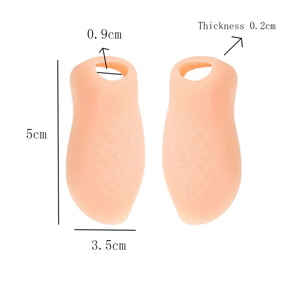 4 Pairs Pinky Toe Protector Pinky Toe Sleeve Guards Toe Bunion Pads for Protect Toe from Rubbing Relieve Pain Protect Foot from Friction and Pressure