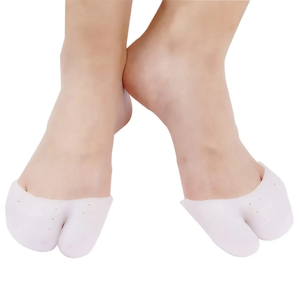 4 Pairs Silicone Toe Protectors with Breathing Holes Silicone High Heels Ballet Toe Protectors Soft Silicone Gel Toe Protectors for Shoes Sneaker Toe Protection
