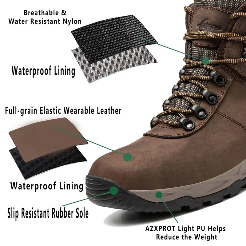 559 Waterproof Leather Hiking Backpack Boots