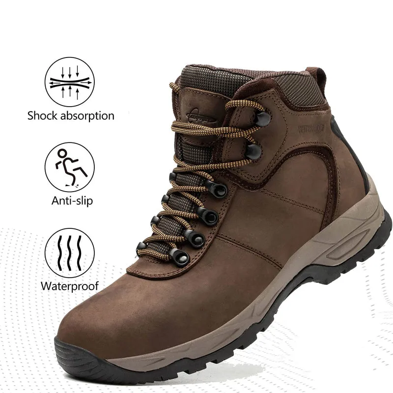 559 Waterproof Leather Hiking Backpack Boots