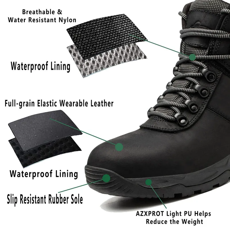 559 Waterproof Leather Hiking Backpack Boots