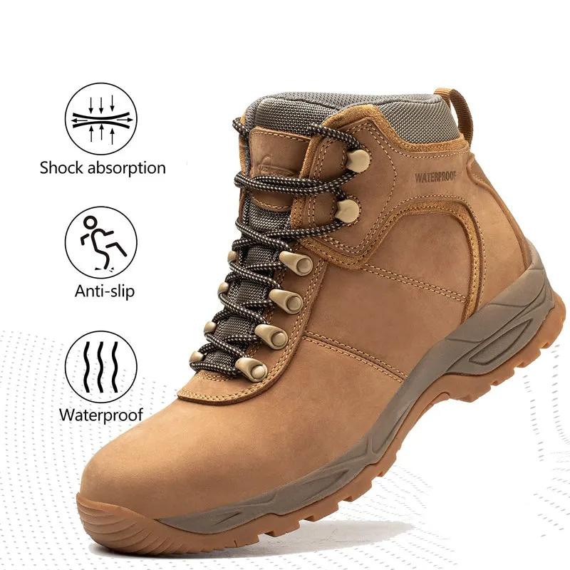 559 Waterproof Leather Hiking Backpack Boots