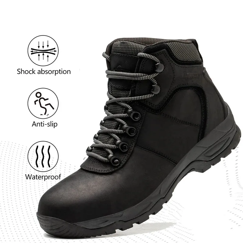 559 Waterproof Leather Hiking Backpack Boots