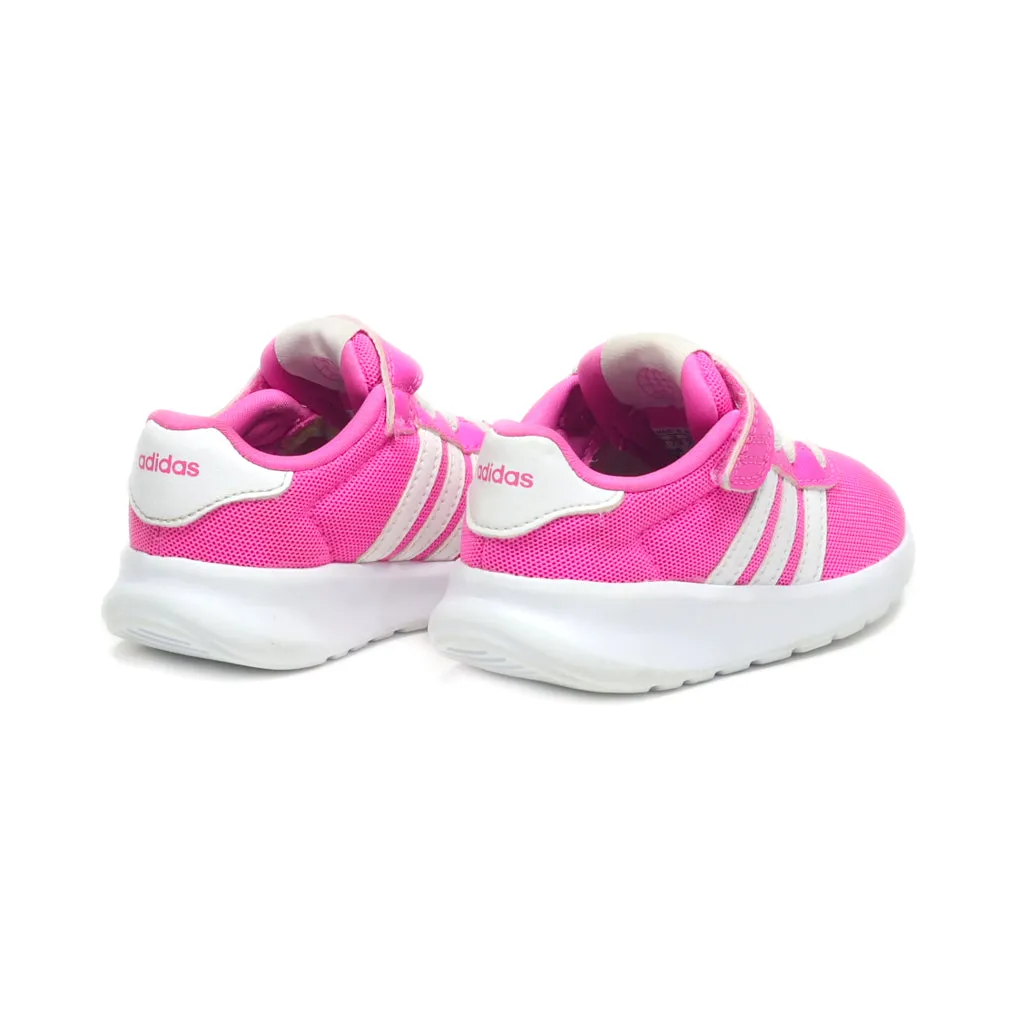 Adidas Lite Racer Sport Shoes Fabric Pink Colour For Kids
