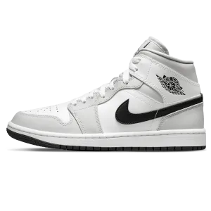 Air Jordan 1 Mid Wmns 'Light Smoke Grey'