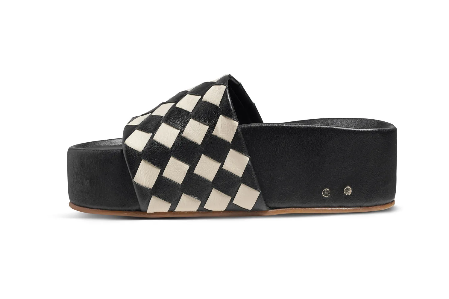 ALBATROSS WOVEN - Eggshell/Black
