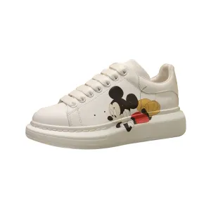 ALISANDRO MOQUEN MICKEY MOUSE LEATHER CHUNKY SOLE UNISEX SNEAKER