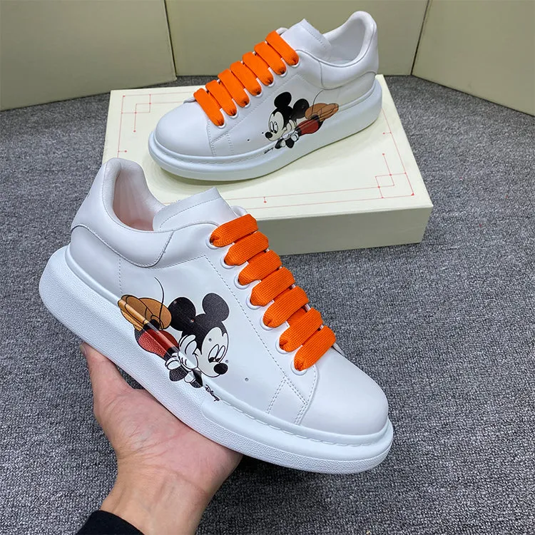 ALISANDRO MOQUEN MICKEY MOUSE LEATHER CHUNKY SOLE UNISEX SNEAKER