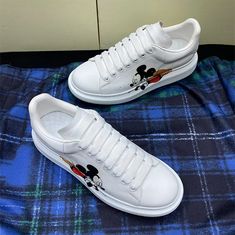 ALISANDRO MOQUEN MICKEY MOUSE LEATHER CHUNKY SOLE UNISEX SNEAKER