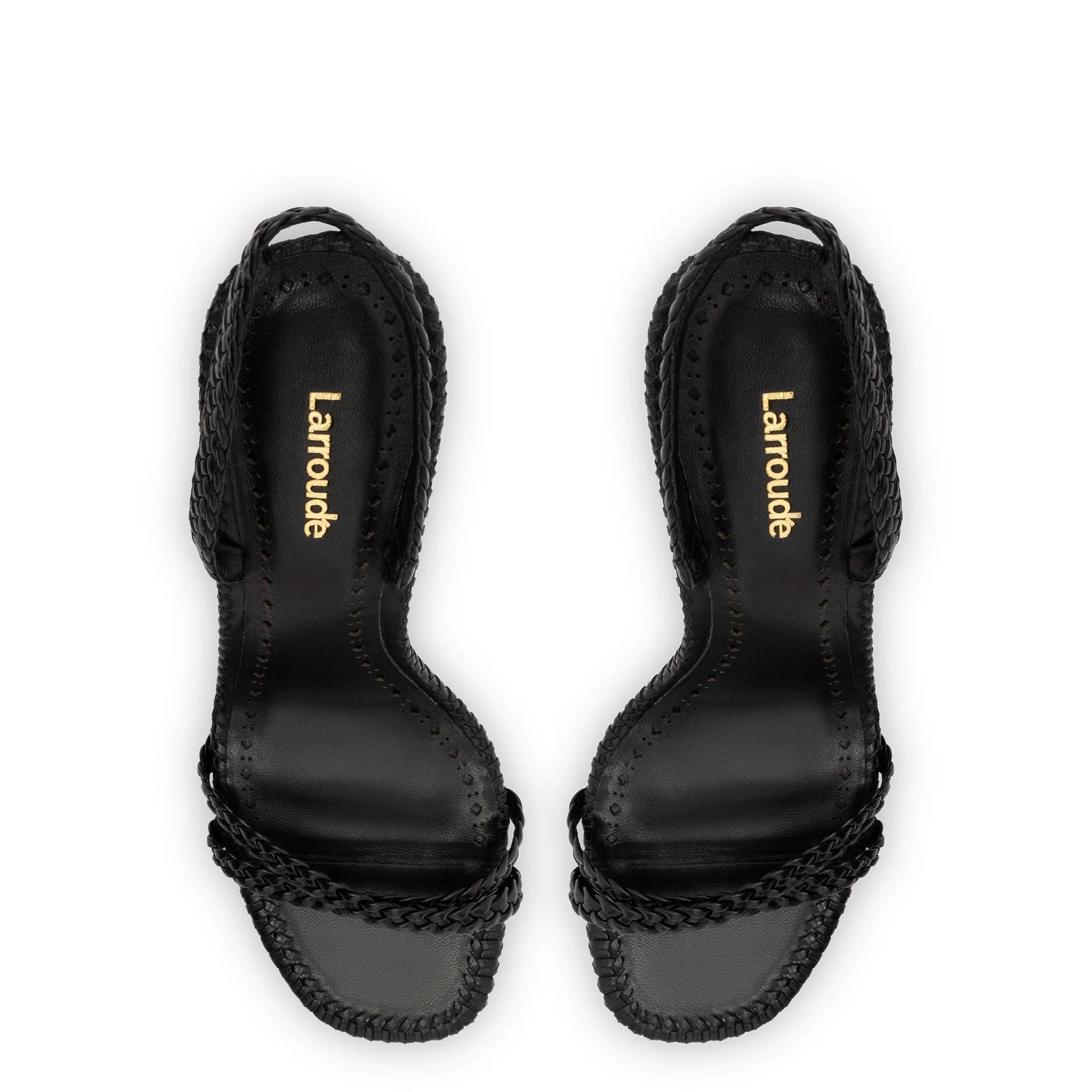 Annie Sandal In Black Leather