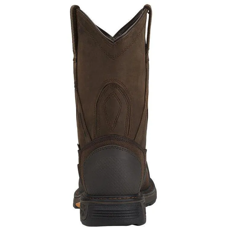 Ariat Men's OverDrive XTR 10" Comp Toe WP Work Boot - Brown - 10012942