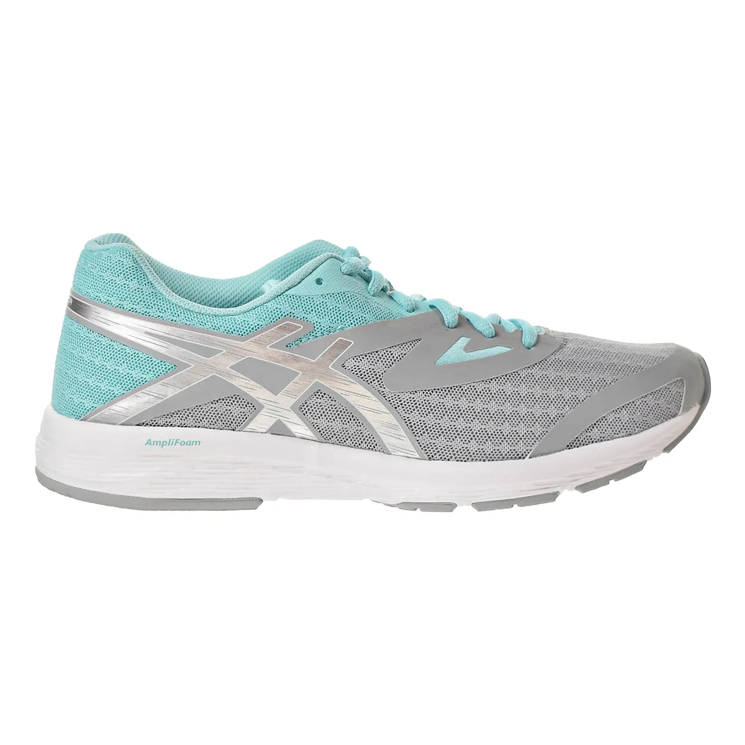 Asics Amplica Women's Runing Shoes Mid Grey/Silver/Aruba Blue