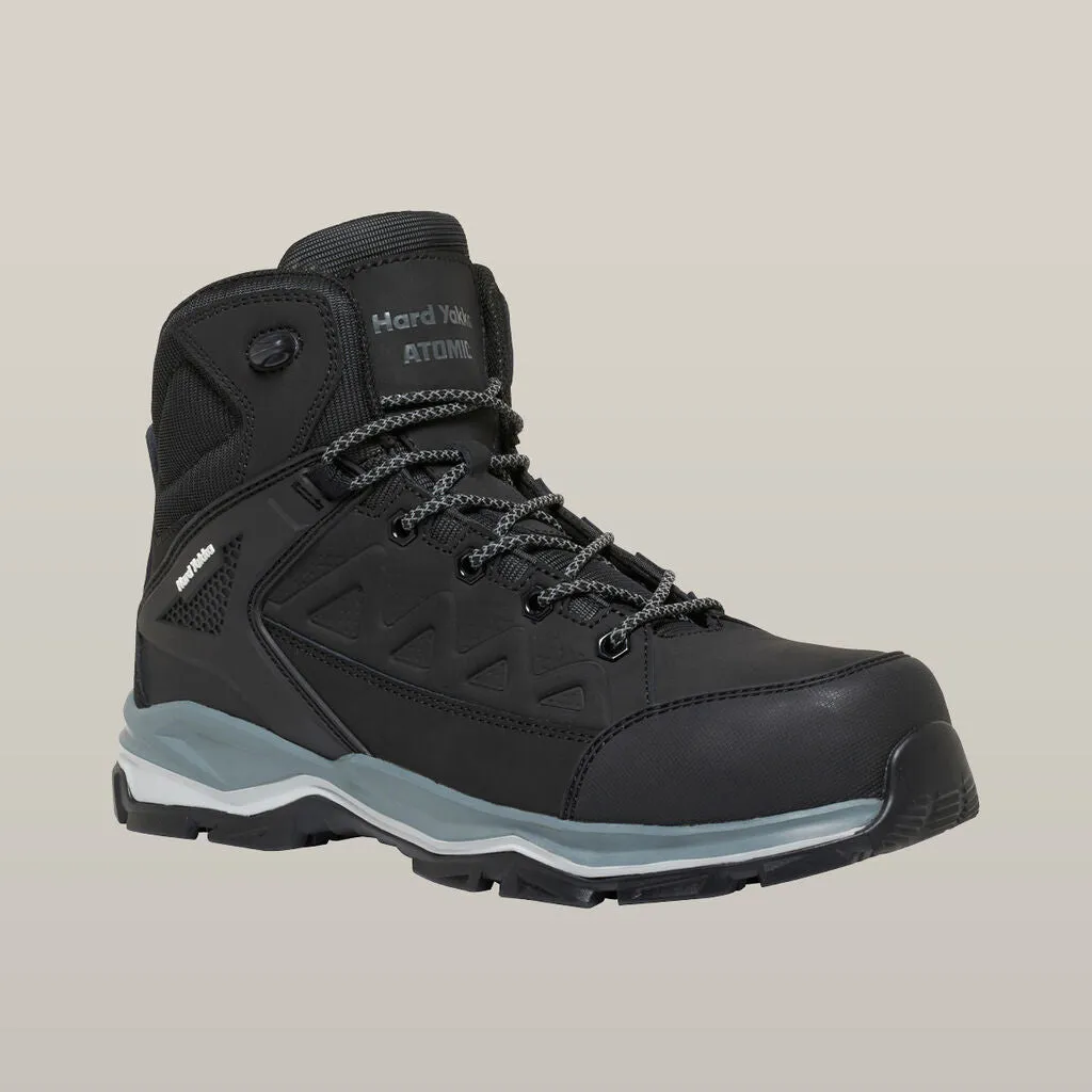 Atomic Hybrid Lace up & Side Zip Safety Boot - Y60285 (Black)