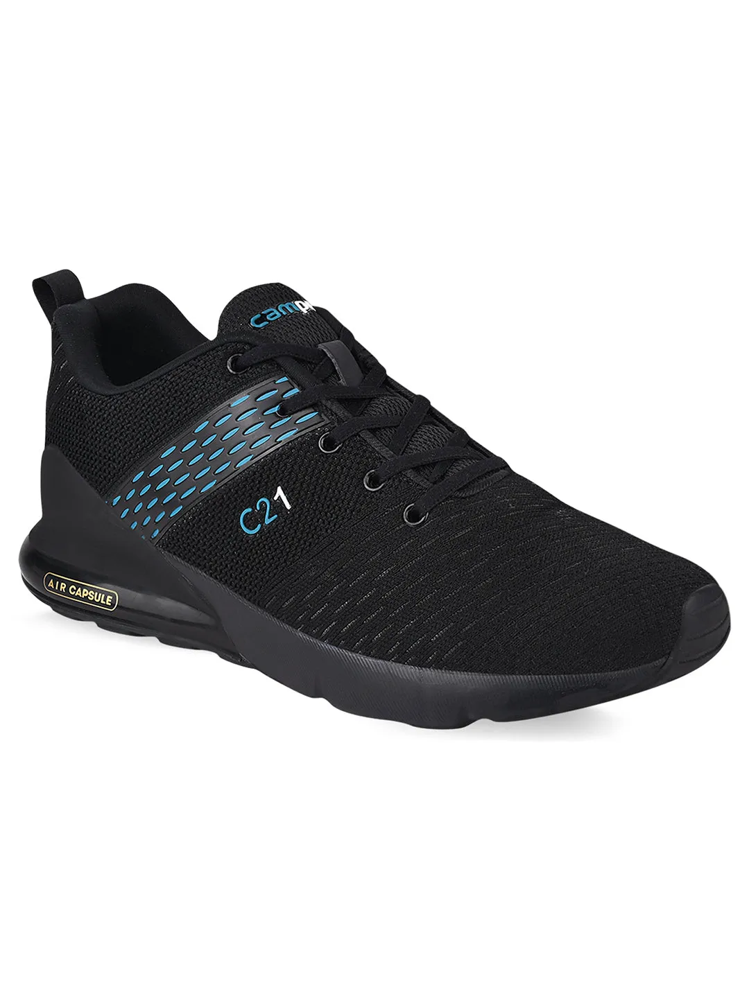 BALENO-CHILD Black Child Running Shoes
