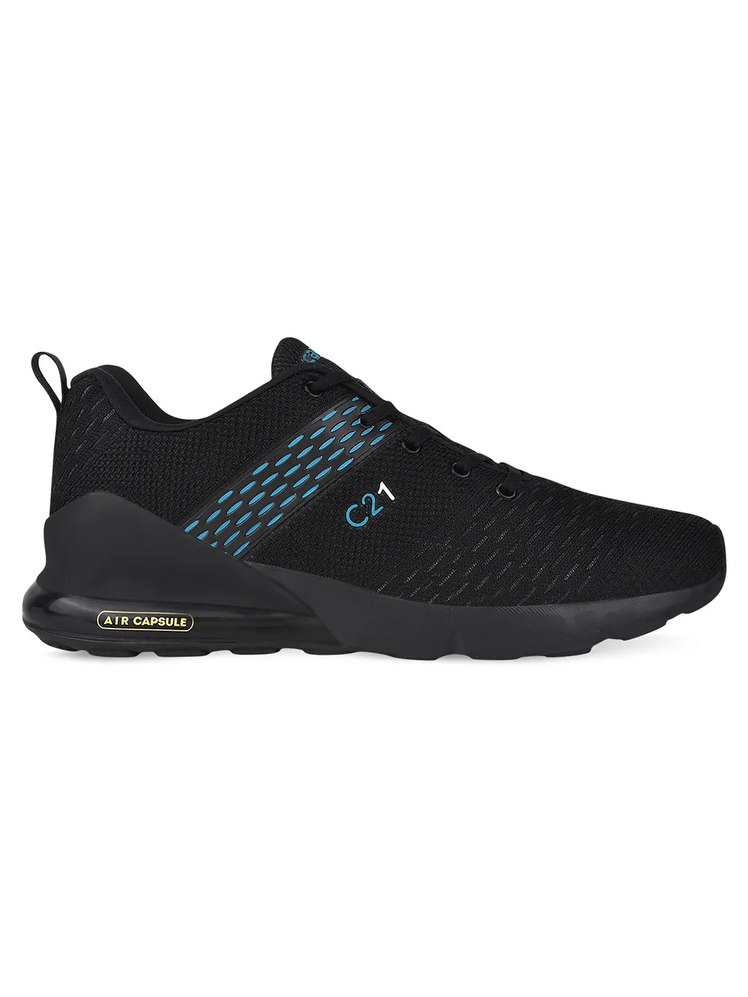 BALENO-CHILD Black Child Running Shoes