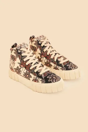 B&W Sweet Mermaids Flatform Sneaker