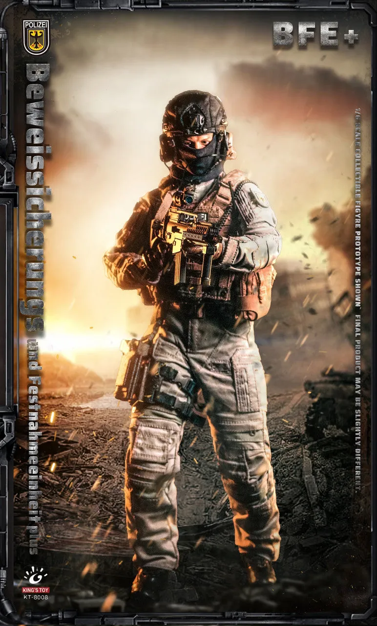 BFE  Counter Terrorism Police Force - Black Combat Boots (Foot Type)