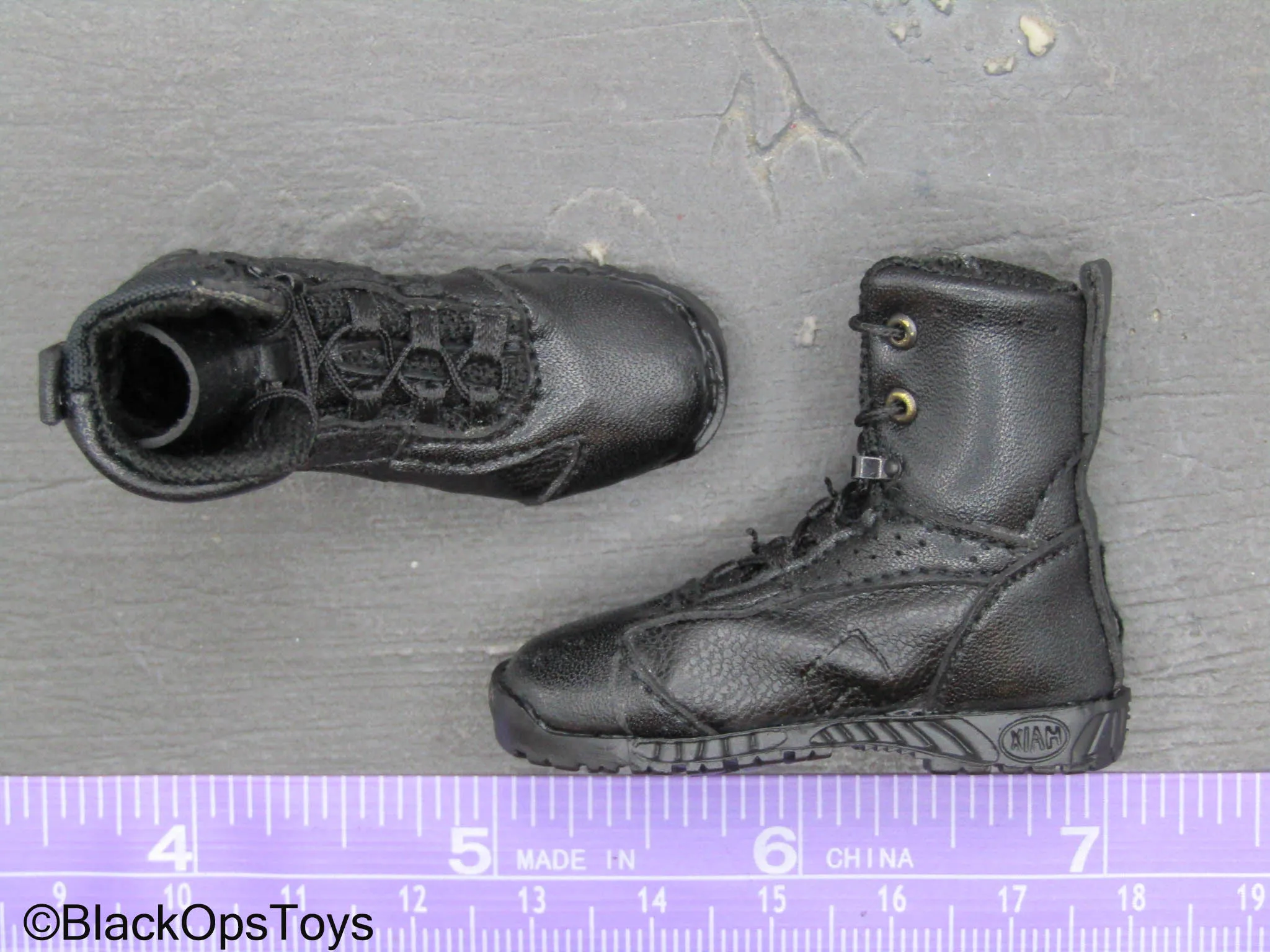 BFE  Counter Terrorism Police Force - Black Combat Boots (Foot Type)