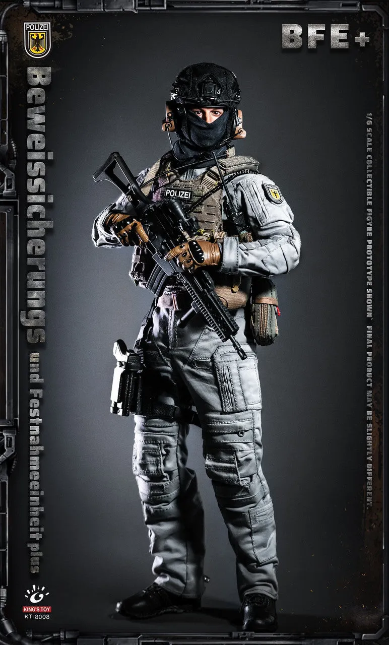 BFE  Counter Terrorism Police Force - Black Combat Boots (Foot Type)