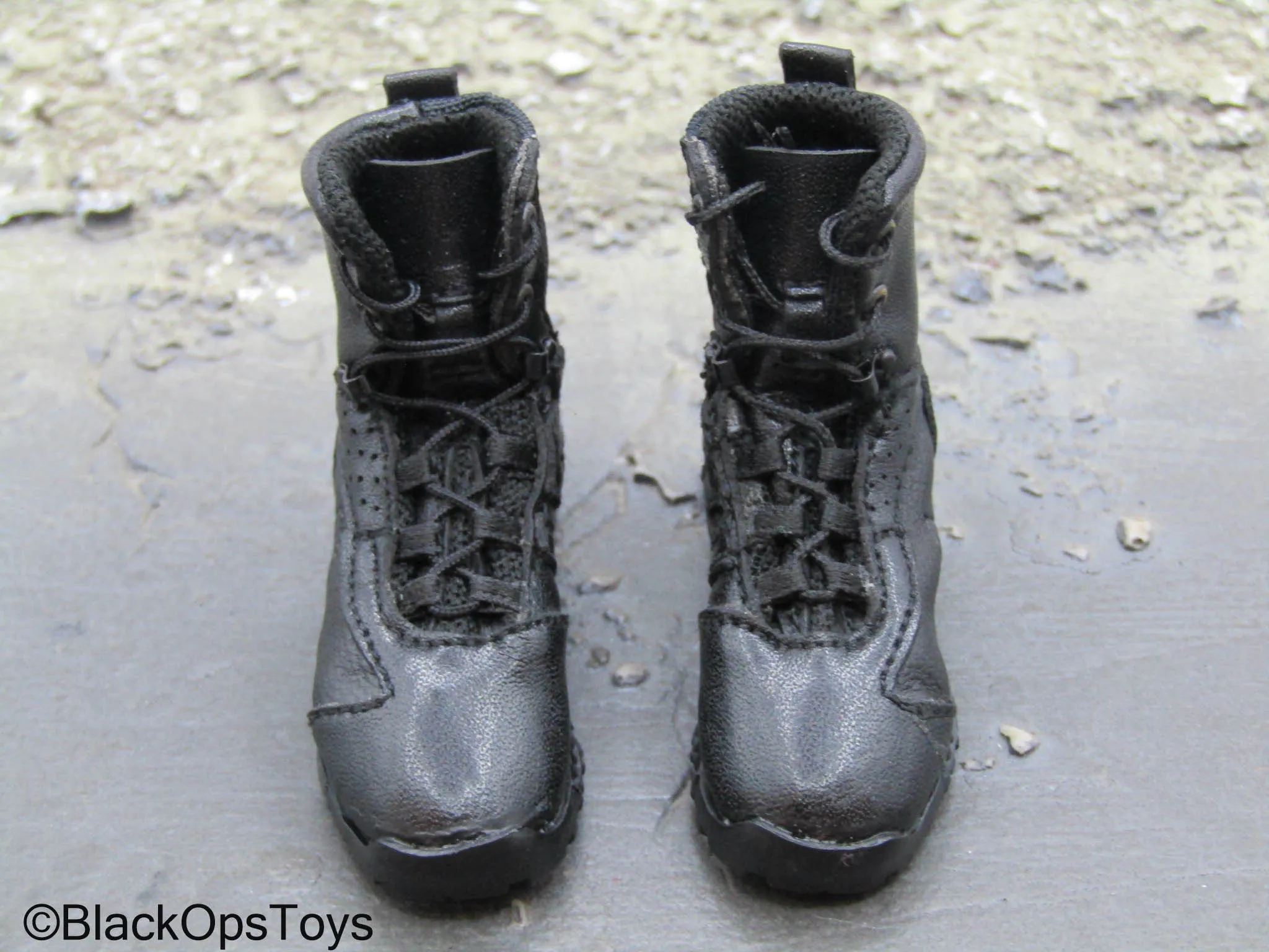 BFE  Counter Terrorism Police Force - Black Combat Boots (Foot Type)