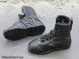 BFE  Counter Terrorism Police Force - Black Combat Boots (Foot Type)