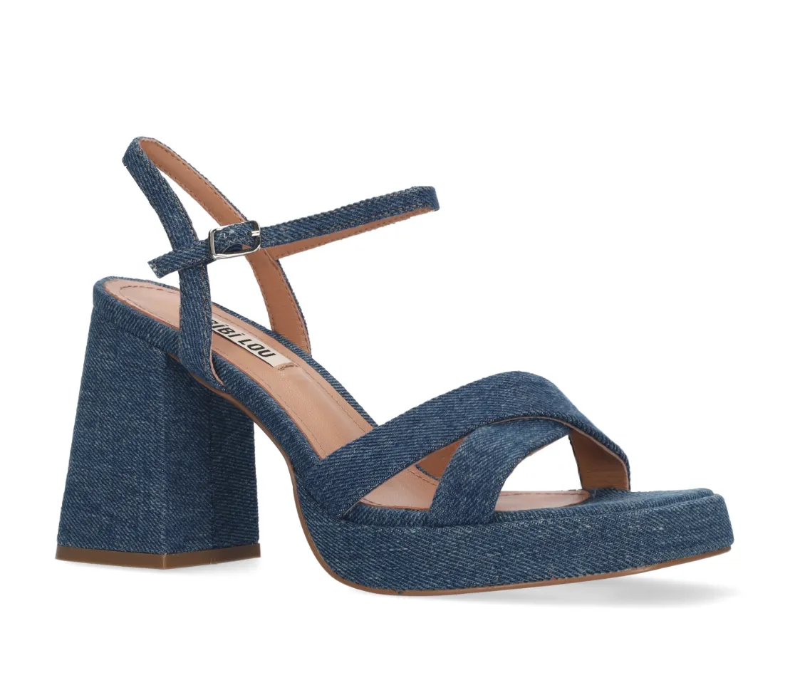 Bibi Lou Briony Azul Denim Sandals