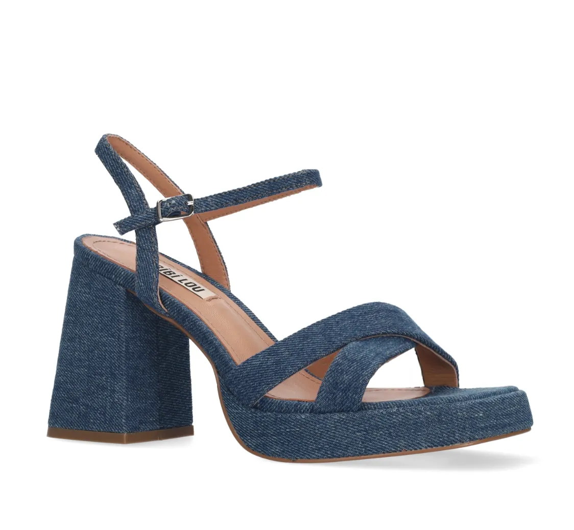 Bibi Lou Briony Azul Denim Sandals