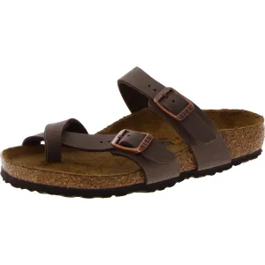 Birkenstock Girls Mayari Leather Flat Flatform Sandals