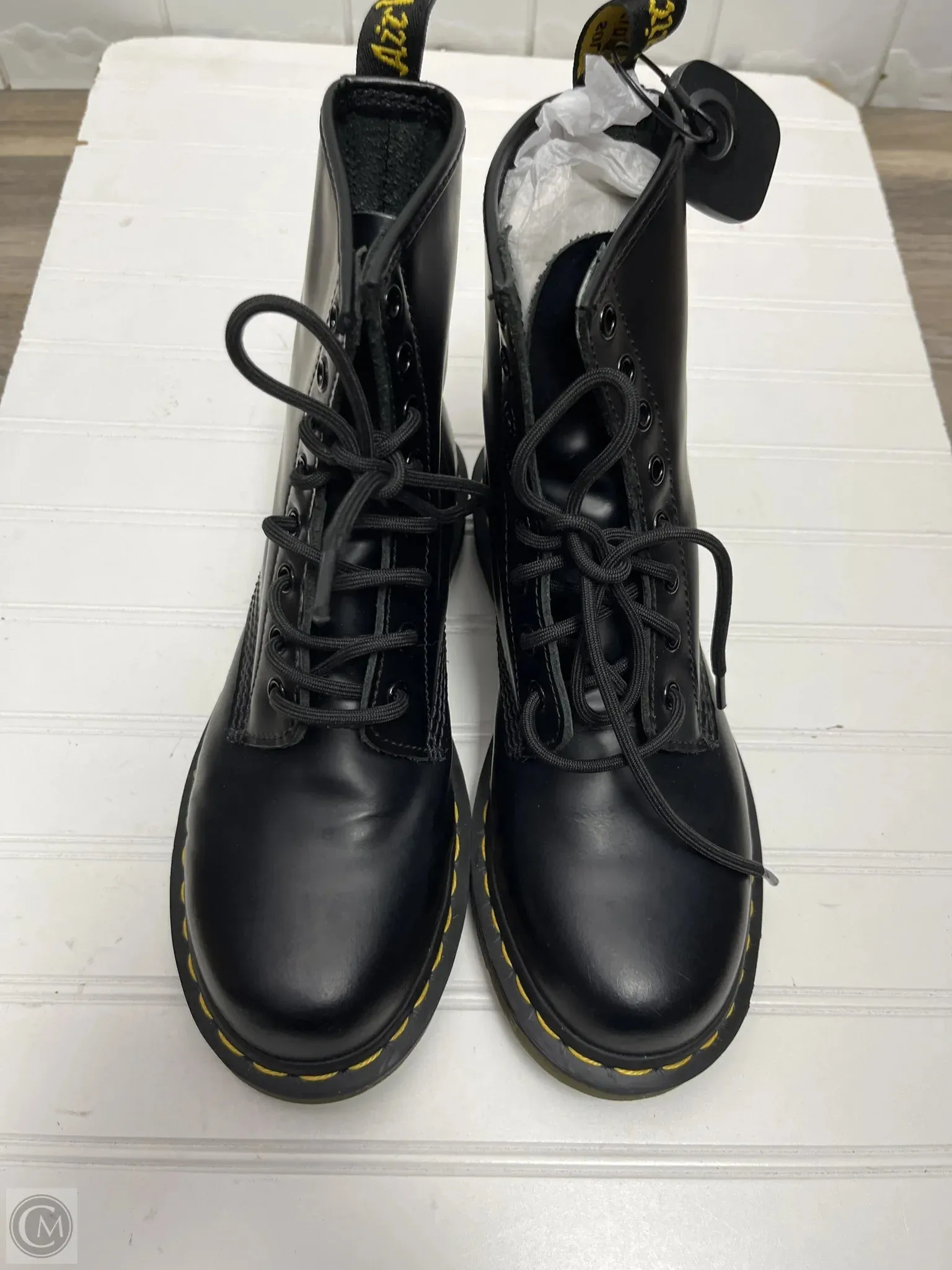 Boots Combat By Dr Martens In Black, Size: 8