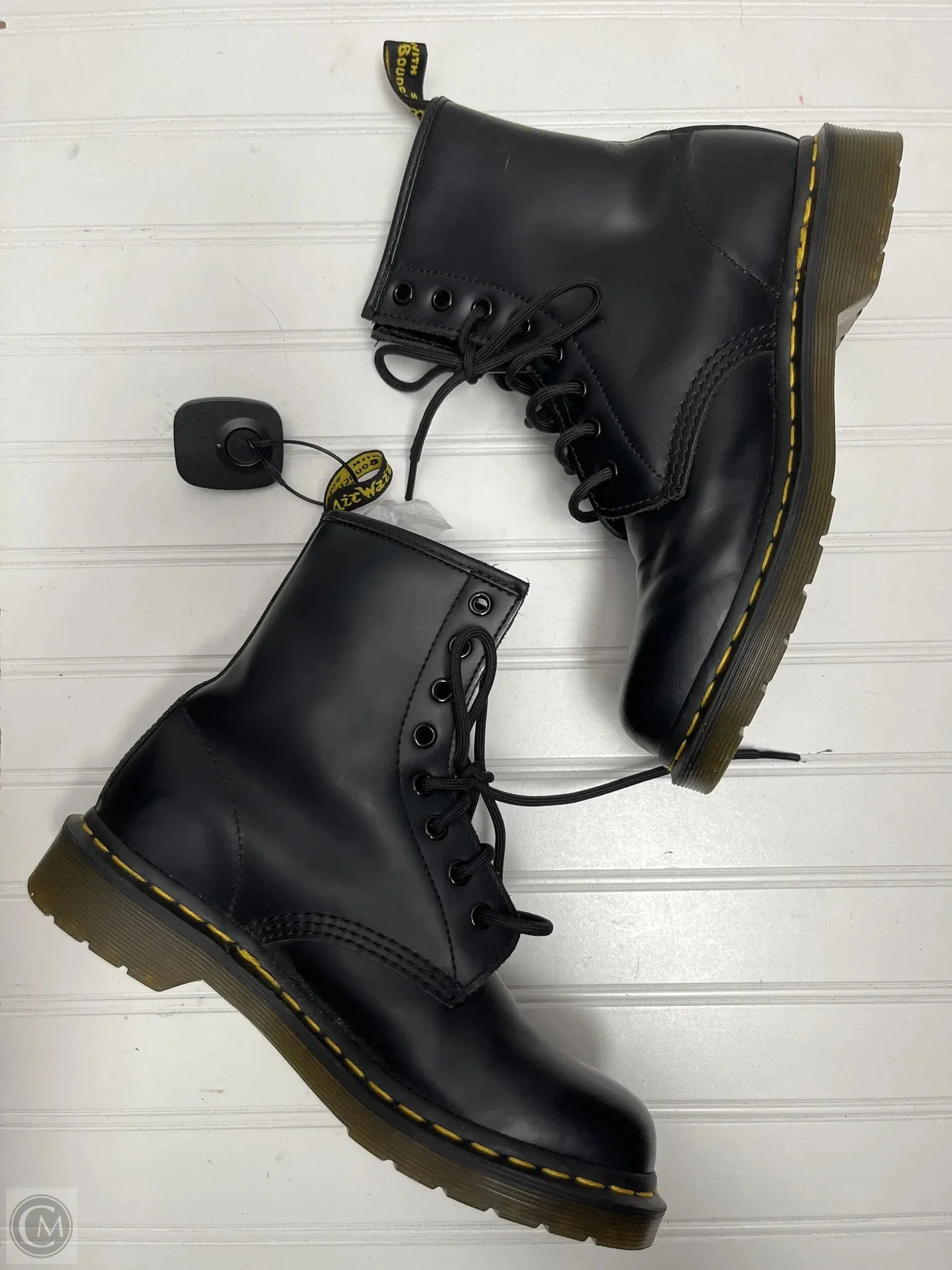 Boots Combat By Dr Martens In Black, Size: 8