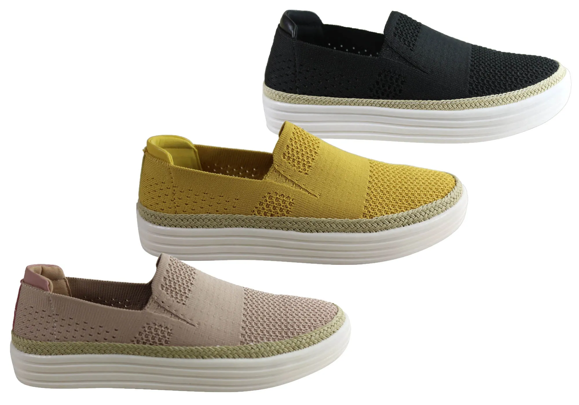 CC Resorts Opera Womens Comfortable Slip On Casual Shoes
