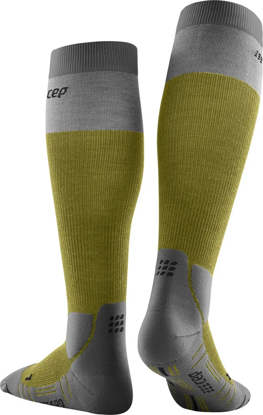 CEP Men&#x27;s Hiking Light Merino Socks Olive/Grey | Buy CEP Men&#x27;s Hiking Light Merino Socks Olive/Grey here | Outnorth