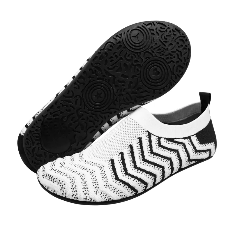 Chevron Design Diabetic Slippers – Comfort with Modern Style