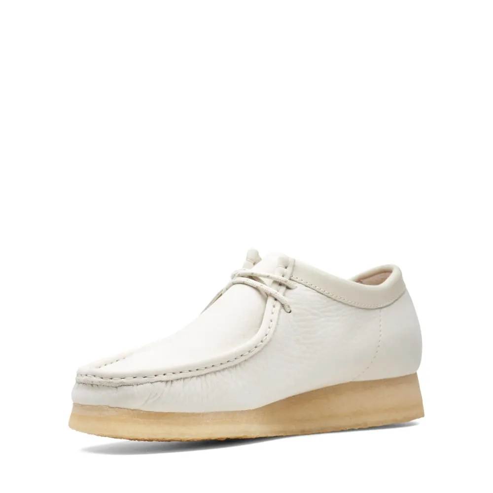 Clarks Originals Wallabee Low Men's Off White Nubuck Leather 26166299
