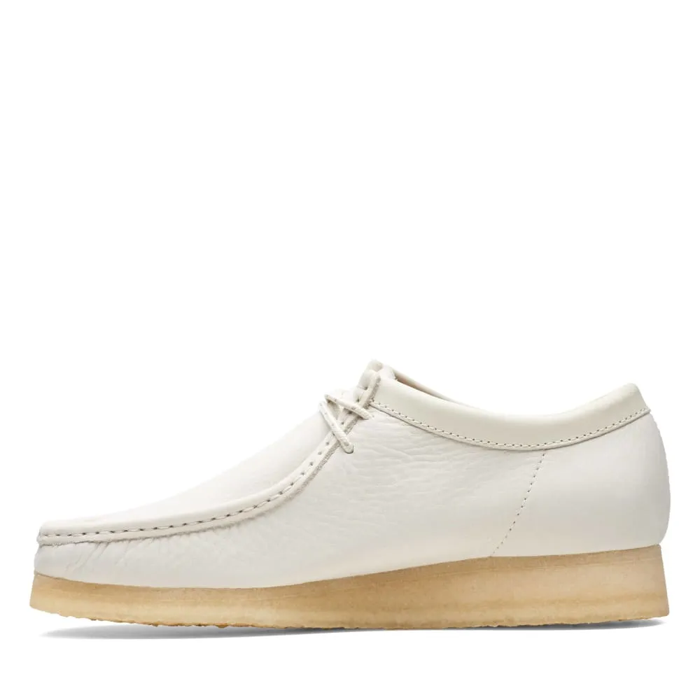 Clarks Originals Wallabee Low Men's Off White Nubuck Leather 26166299