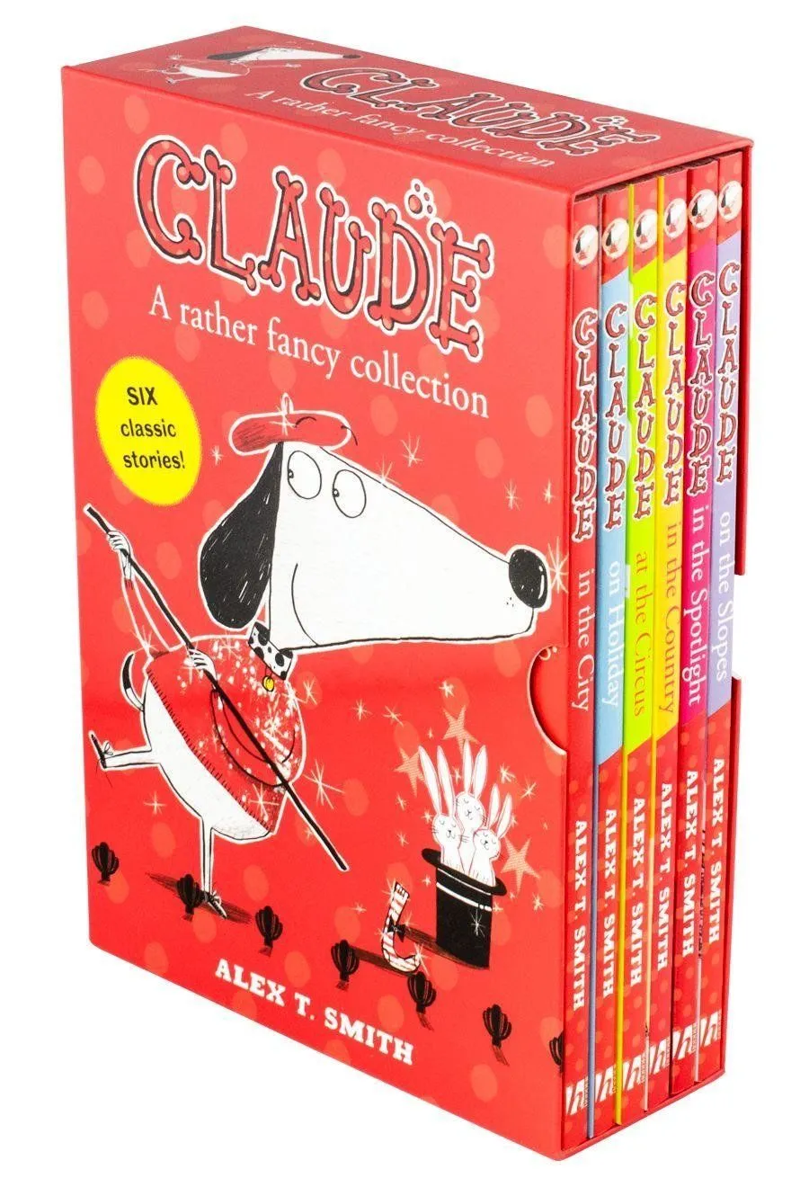 Claude 6 Books Collection - Ages 7-9 - Paperback - Alex T.Smith