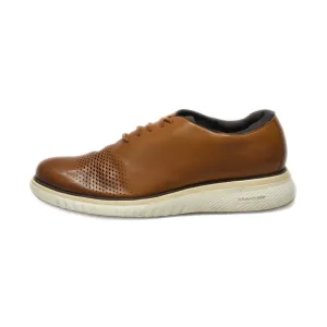 Cole Haan Casual Lace Ups Leather Gold Colour For Men