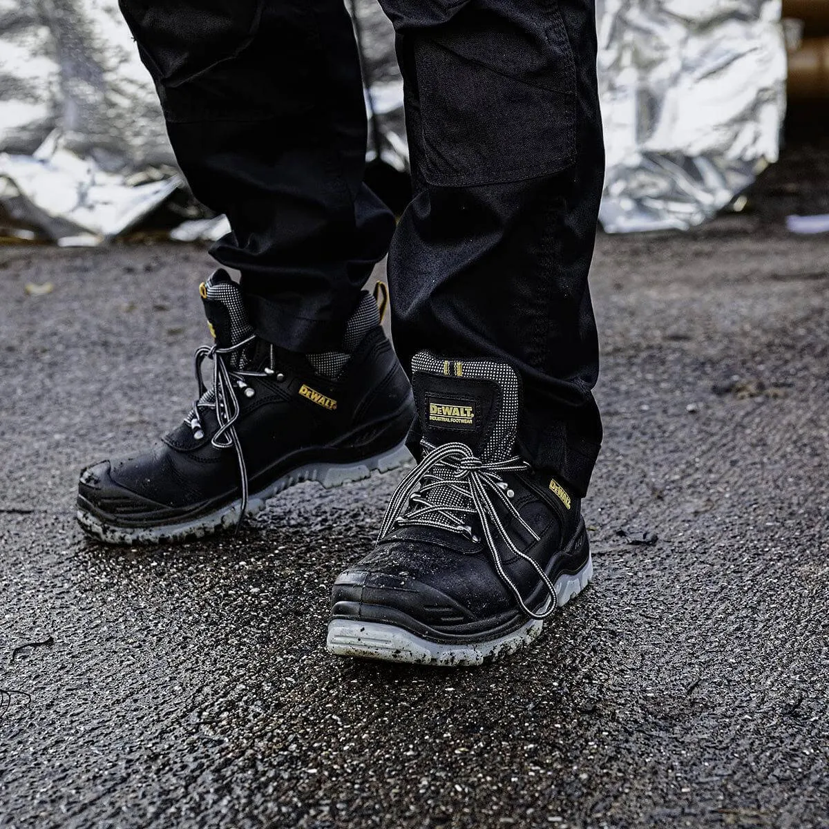 DeWalt Laser Black Safety Hiker Boots