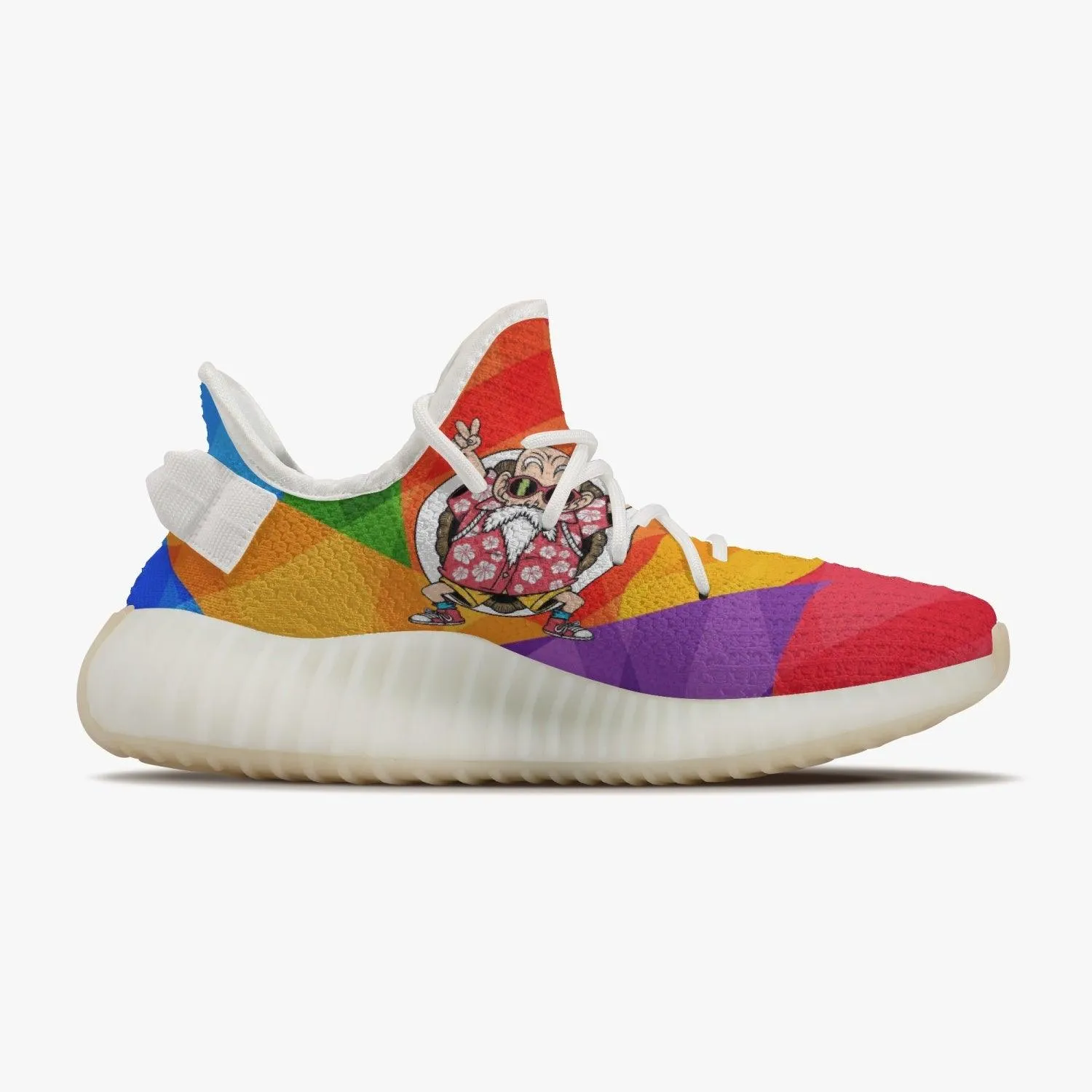 Dragon Ball Z Master Roshi and Oolong YZ White Anime Shoes