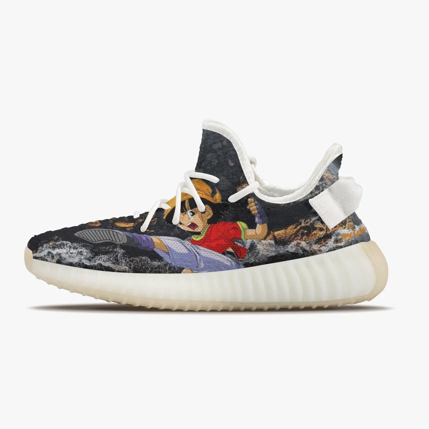 Dragon Ball Z Son Goku and Videl YZ White Anime Shoes