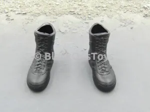 Dragon Hong Kong Police S.D.U. Wai Black Combat Boots Foot Type