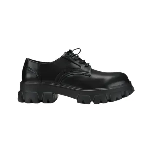 Fashion Casual Men's Shoes Of Thick Heel / Leather Derby Of Flatform Heighten