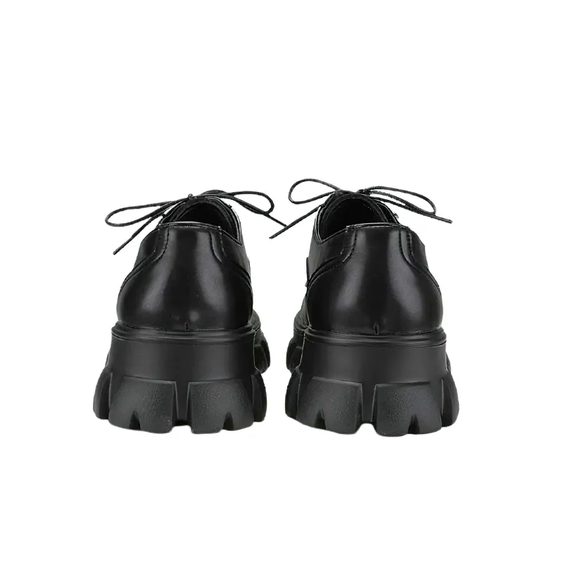 Fashion Casual Men's Shoes Of Thick Heel / Leather Derby Of Flatform Heighten